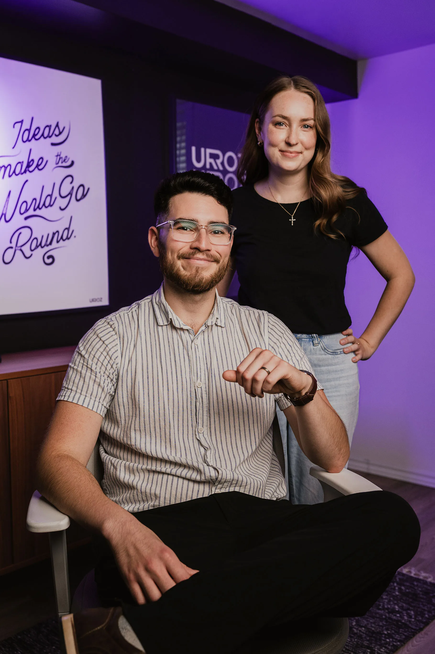 Cris and Emily Urroz, co-founders of Urroz